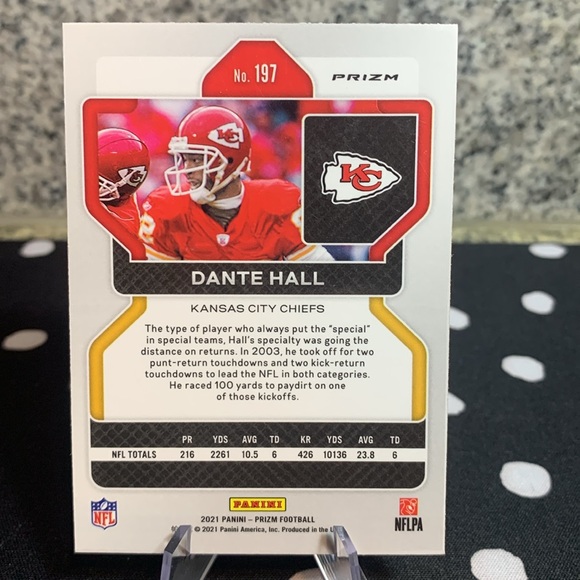 Dante Hall 2021 Panini Orange Lazer Prizm & 2007 Dwayne Bowe Rookie Card KC HOF - Picture 3 of 6